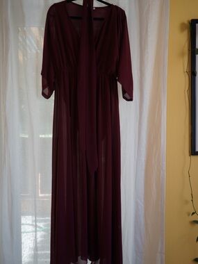 Baltic Born Burgundy Maxi Dress